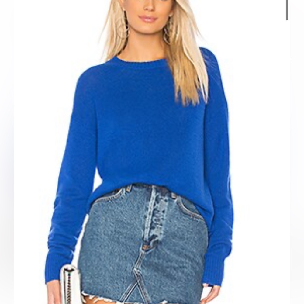 360Cashmere x Revolve Oumie Sweater in Royal size large